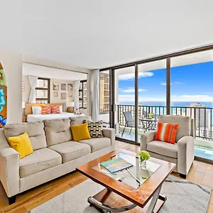  Apartment Waikiki Banyan 1br With Great Ocean Views, Steps To & Parking! United States